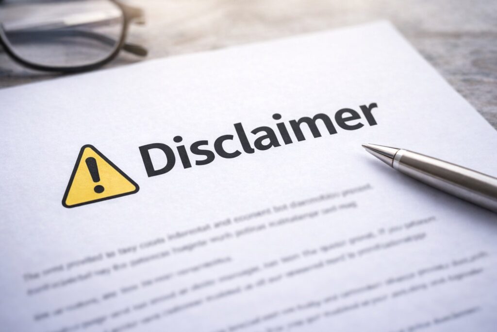 Disclaimer